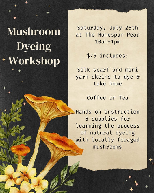 Mushroom Dyeing Class